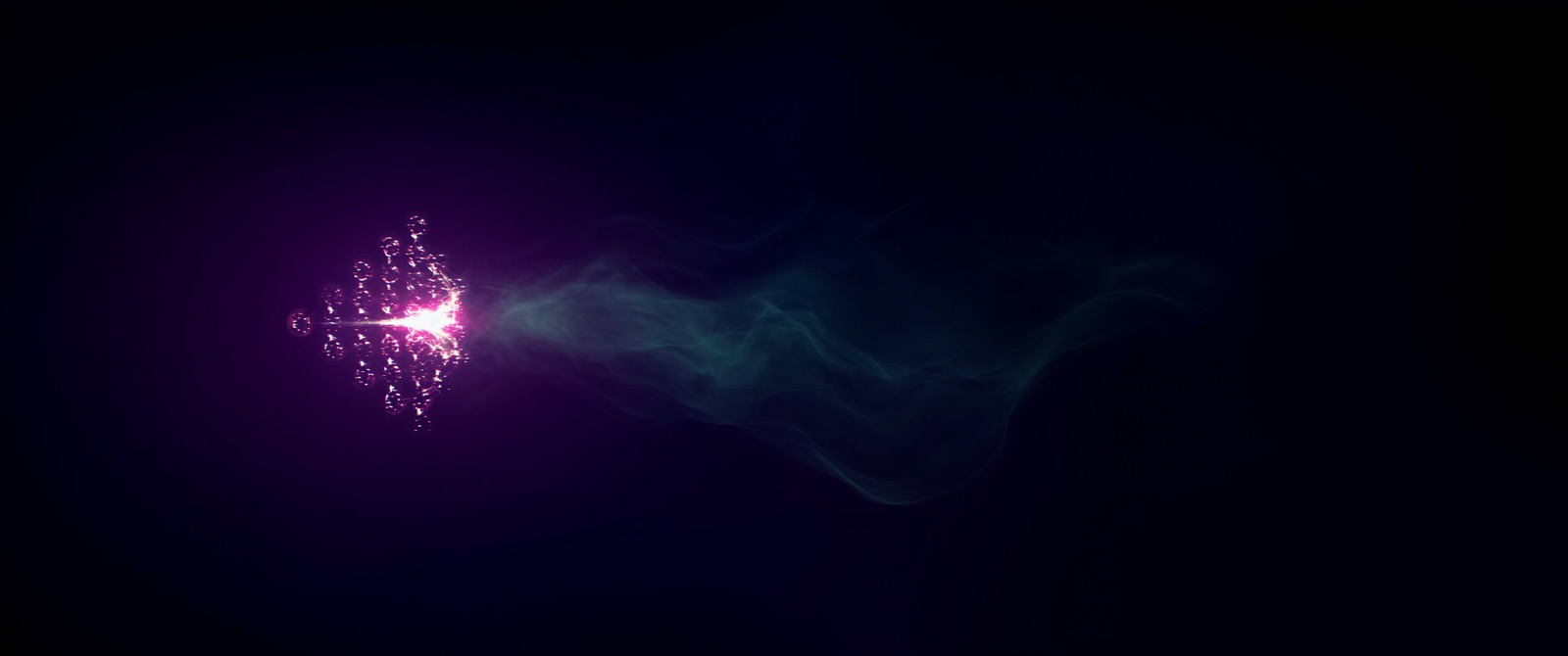 Abstract visualization of a rigid organizational hierarchy dissolving into a single autonomous stream of light